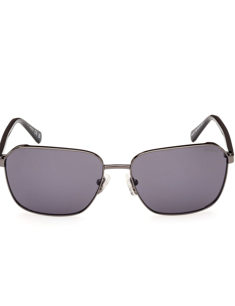 Rectangular Full Rim Sunglasses