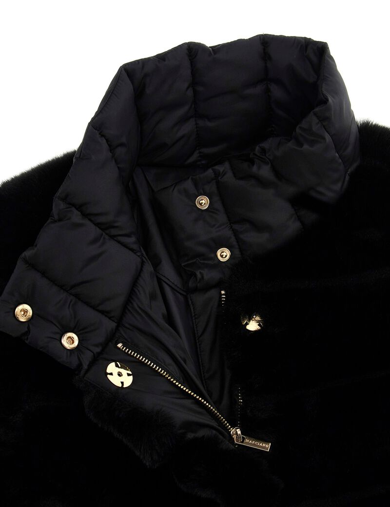 Marciano Faux Fur Inserts Puffer