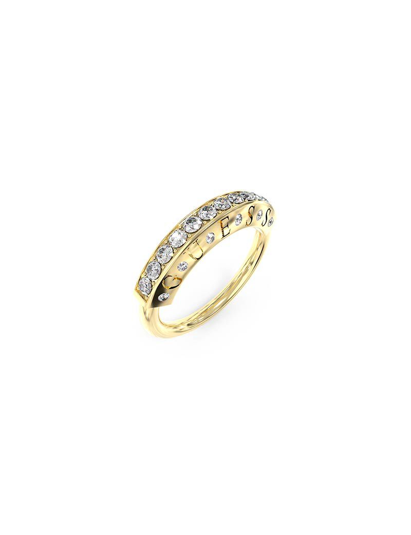 Half Round Pave Ring