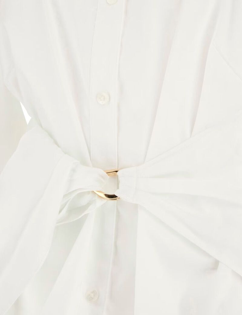 بلوزة مطاطية ملفوفة