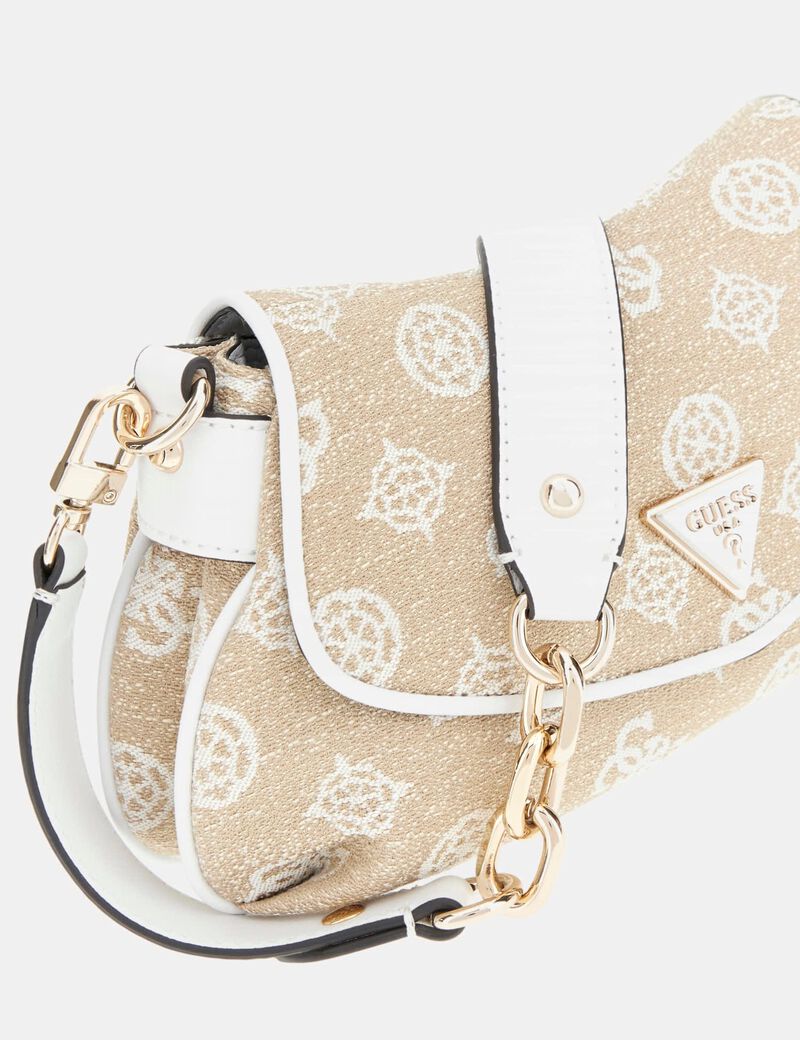 حقيبة كروس بيزا بشعار 4G الفاوانيا