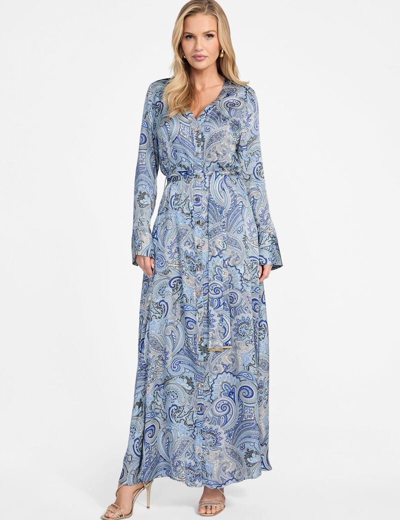 Marciano long paisley dress