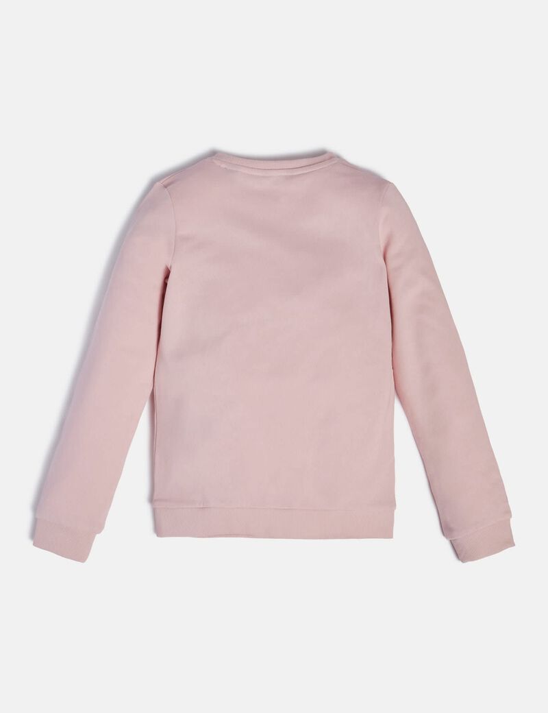 سويتشيرت بطبعة معدنية لشعار العلامة المثلث