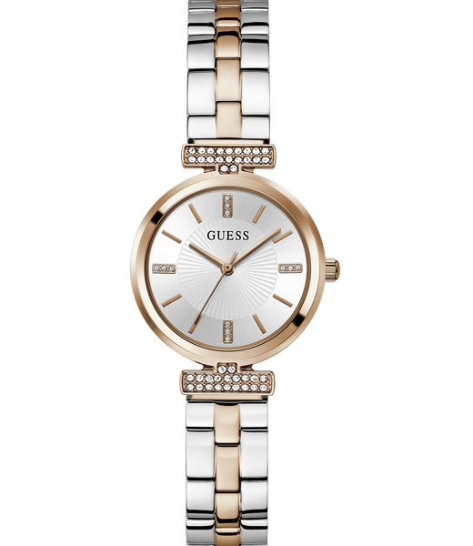 Ladies 2-Tone Rose Gold Tone Analog Watch