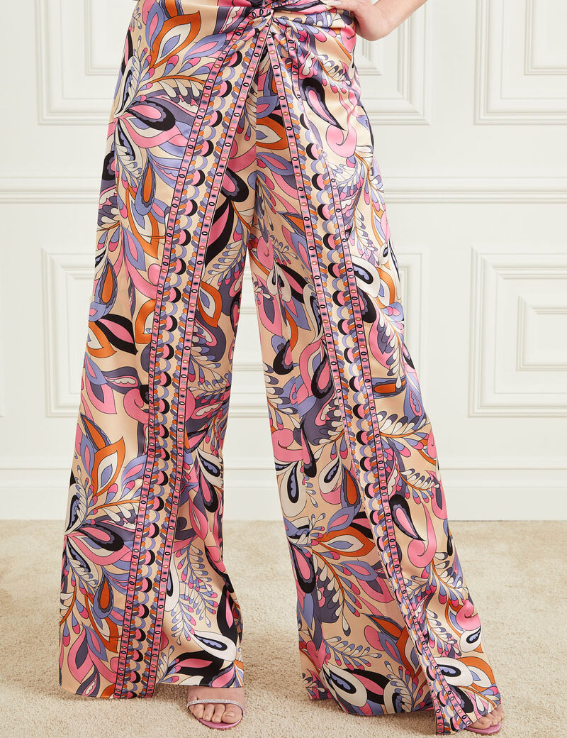 Marciano all over print wrap pant