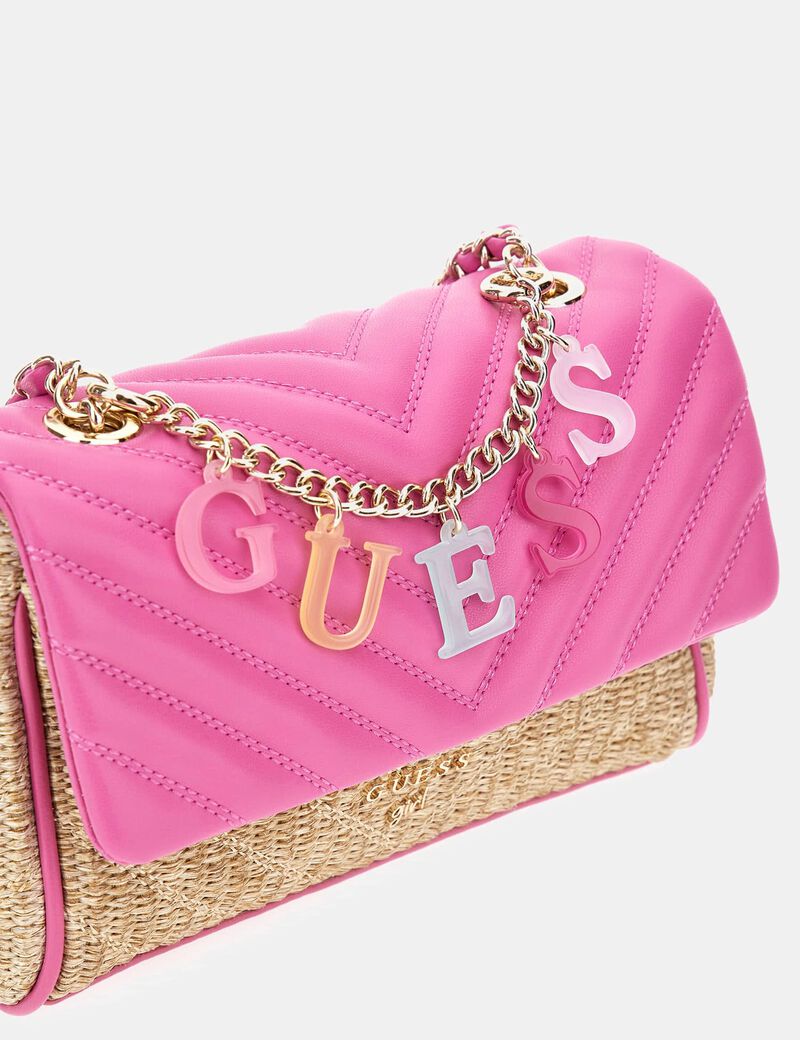 Straw crossbody bag