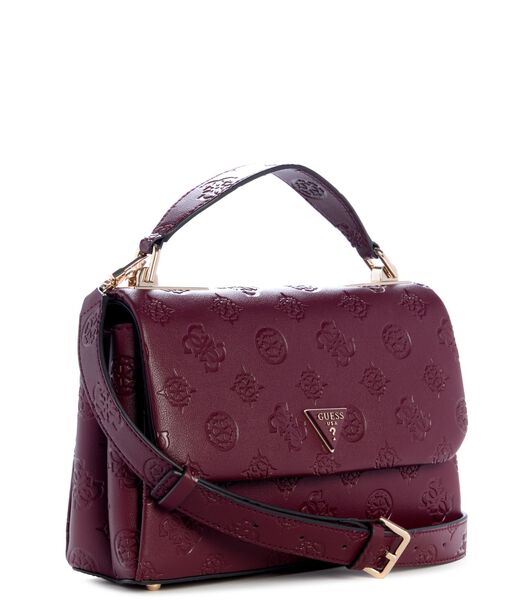 Tisha 4G peony logo handbag