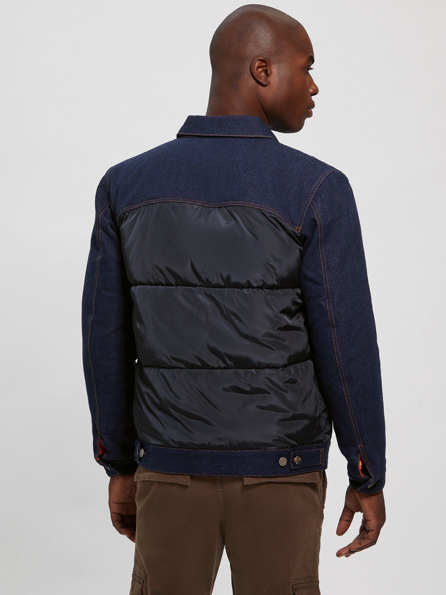 Denim Puffer Jacket