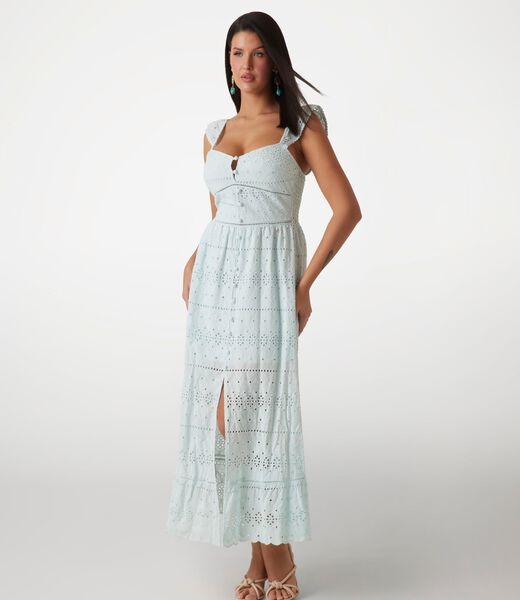 Long broderie anglaise dress