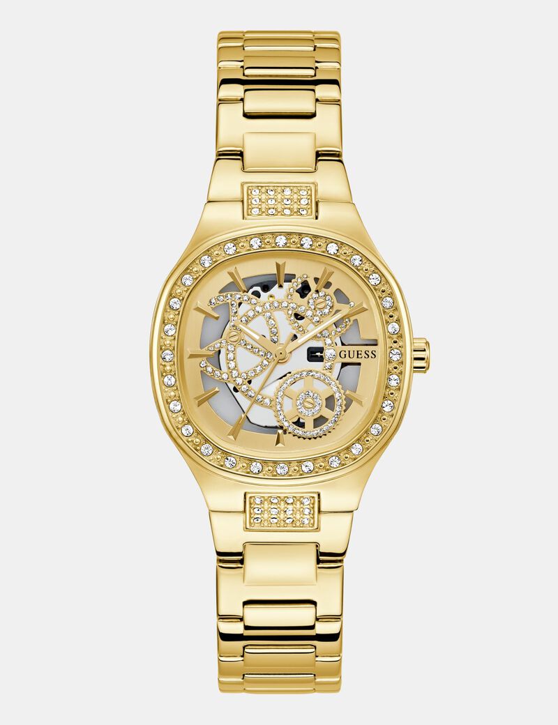 Ladies Gold Tone Analog Watch