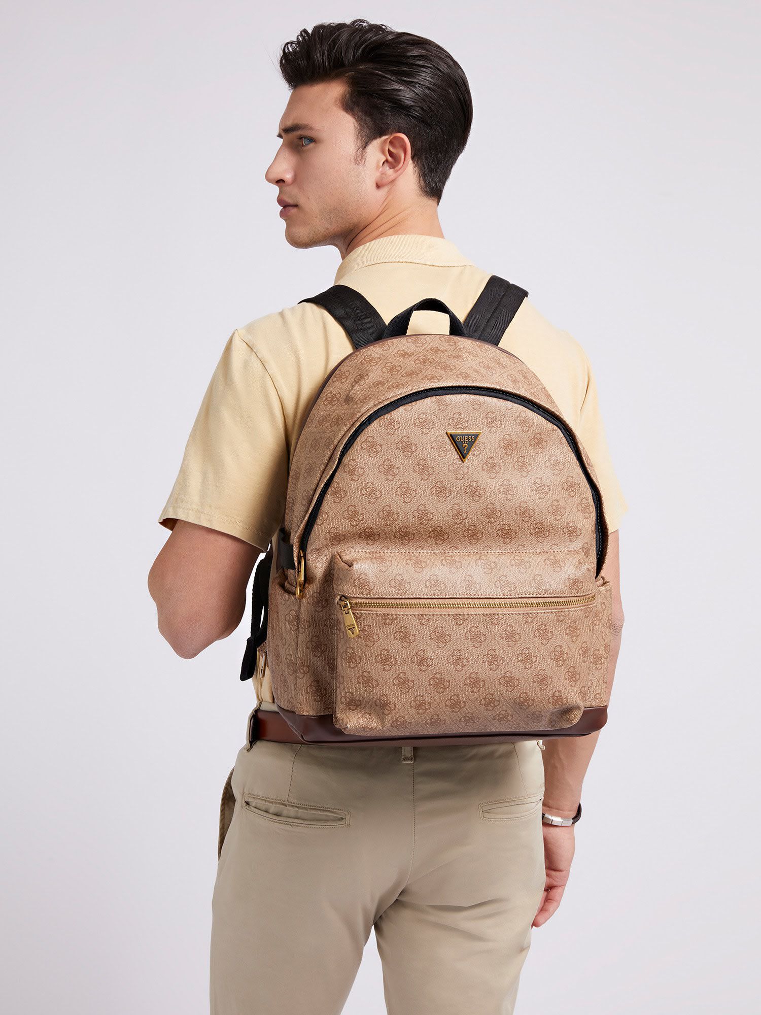 Guess top logo backpack