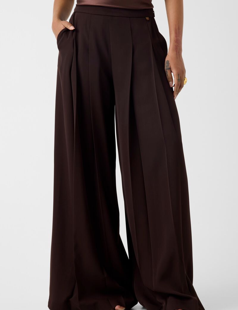Marciano wide-leg pleated pants