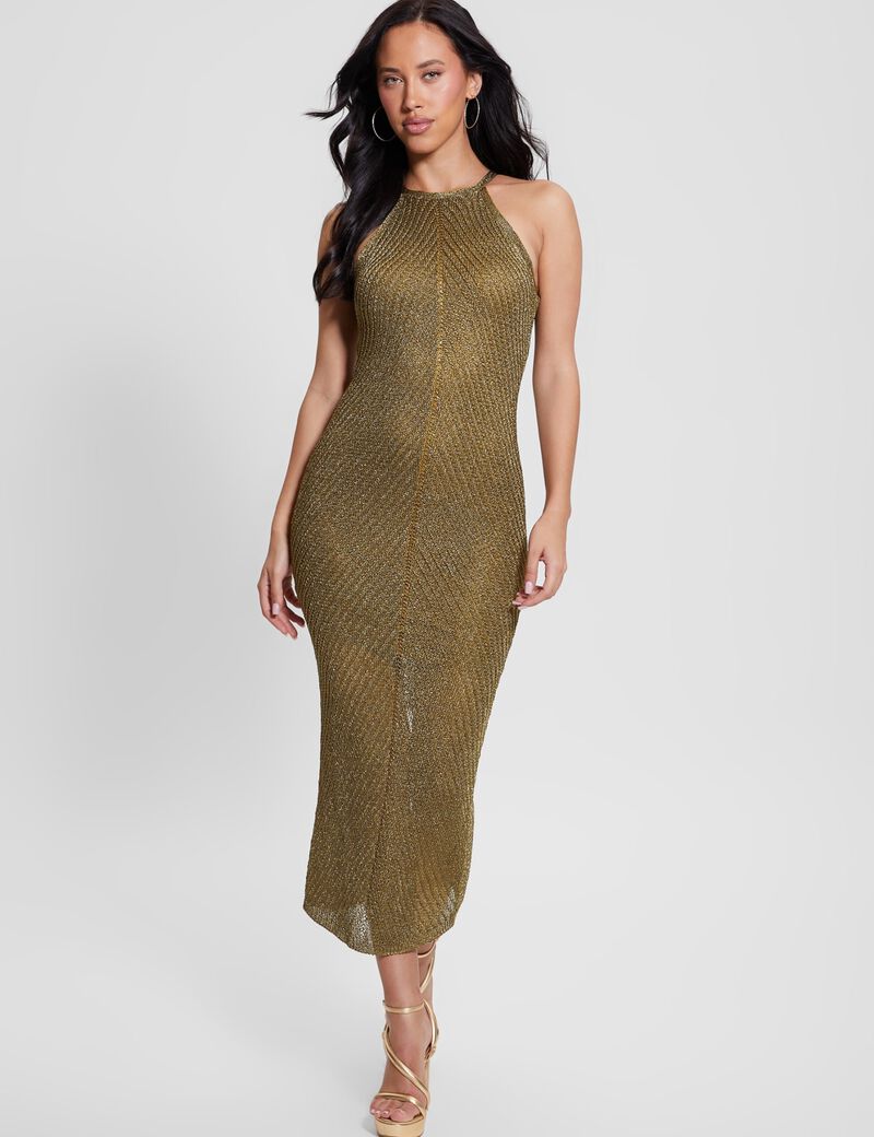 Lurex Yarn Long Dress
