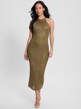 Lurex Yarn Long Dress