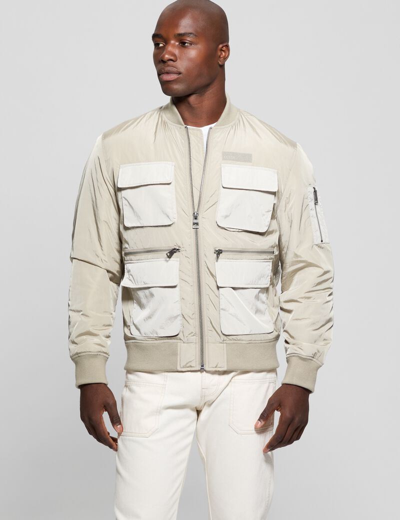 Zip-up technical jacket