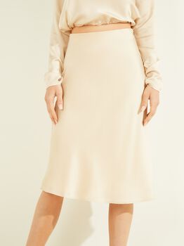 Mid-Length Slip Skirt