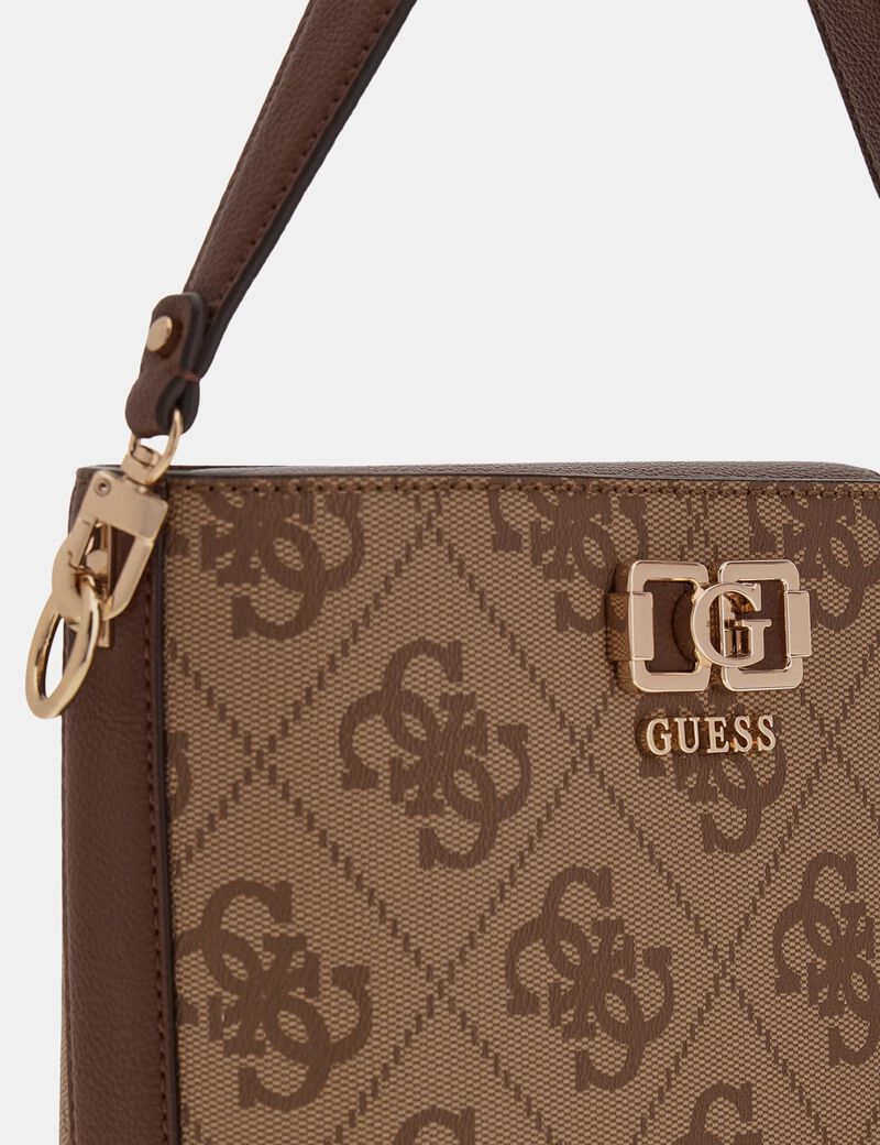 guess karnilla logo bucket bag