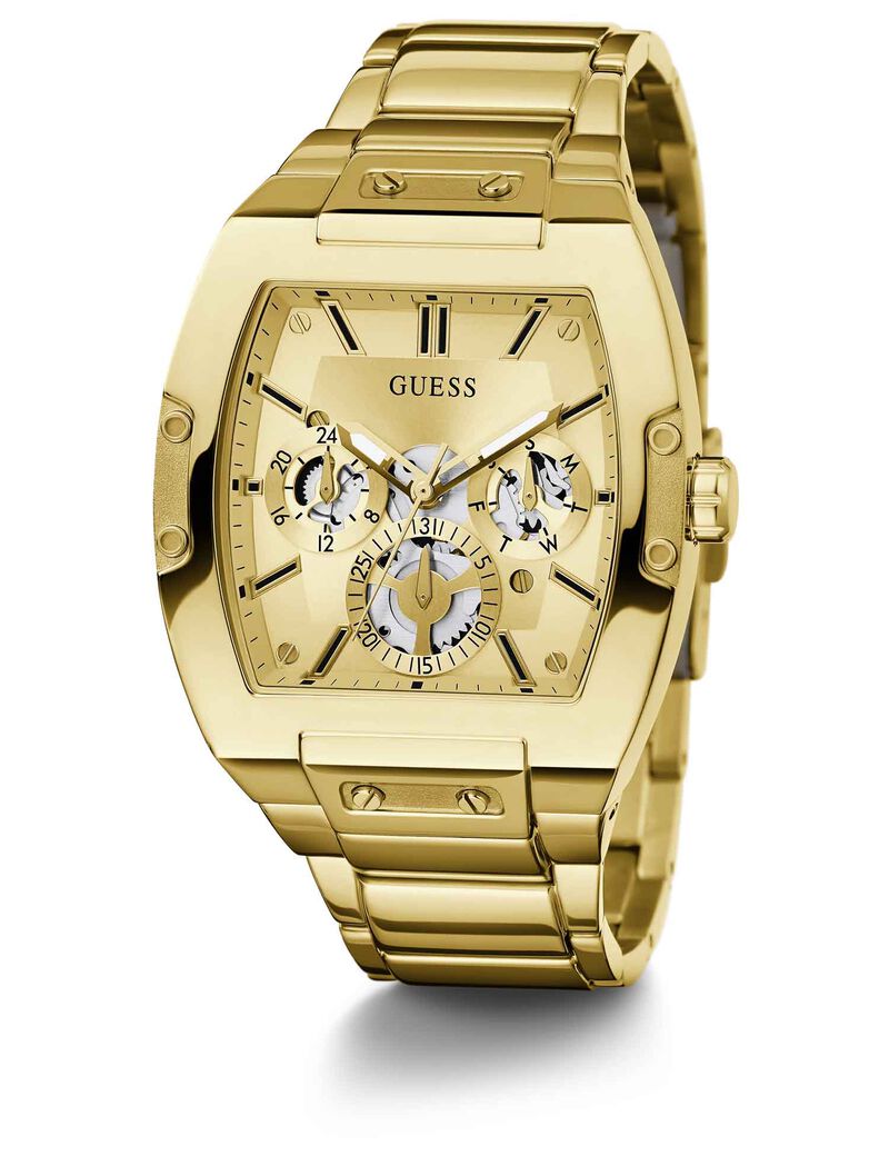 Gold-Tone Multifunction Watch