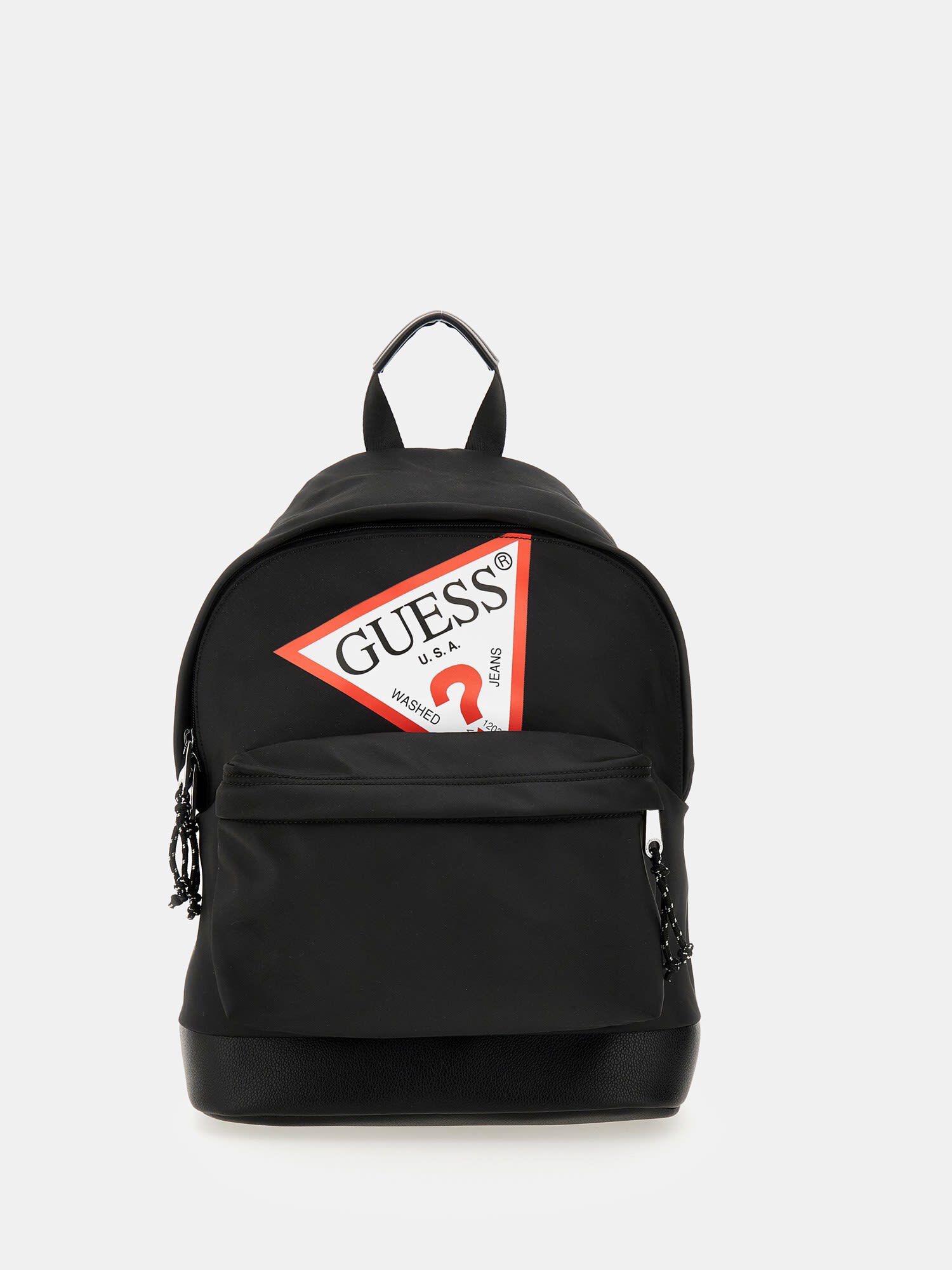 Backpack with triangle logo cheap