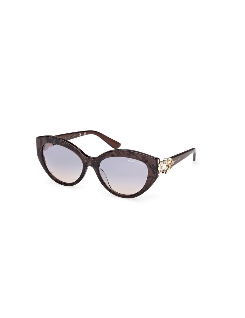 Cat-eye plastic sunglasses