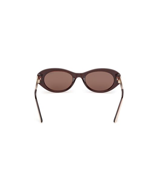 Oval plastic sunglasses