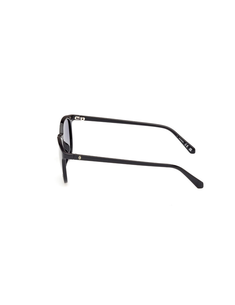 guess injected sun glasses m dark havana brown