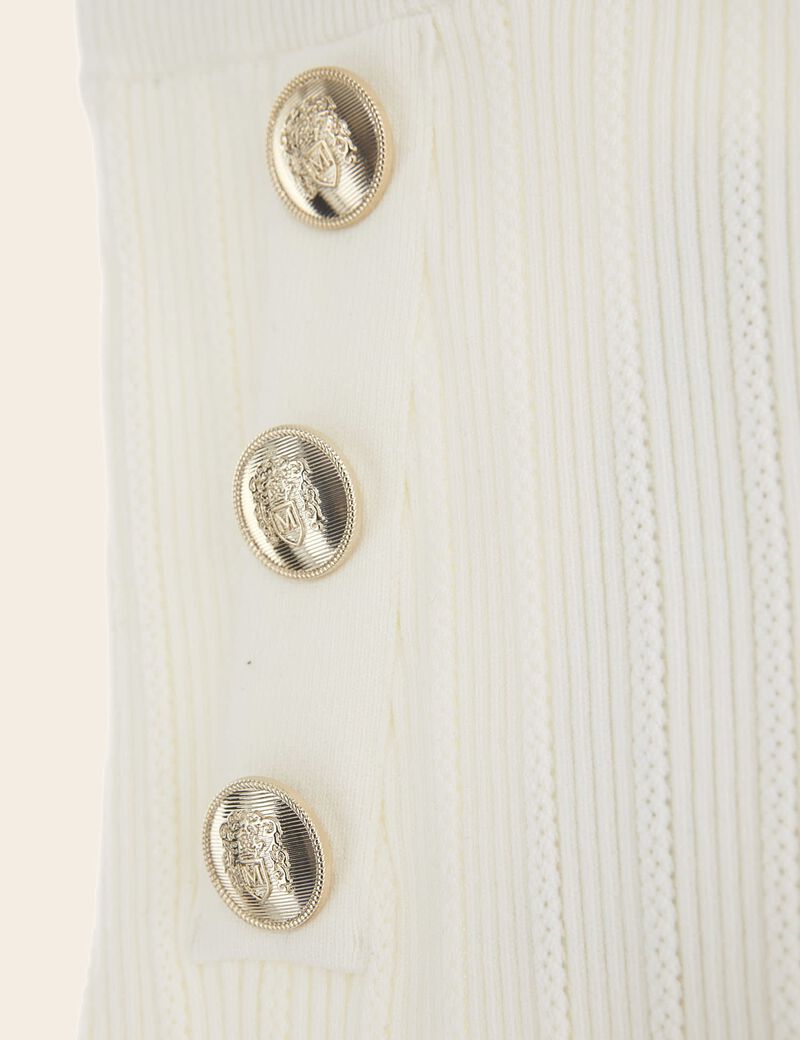 Marciano jewel buttons mini skirt