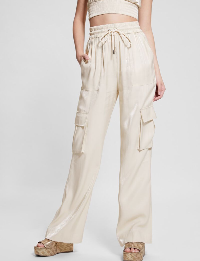 Satin Cargo Pant