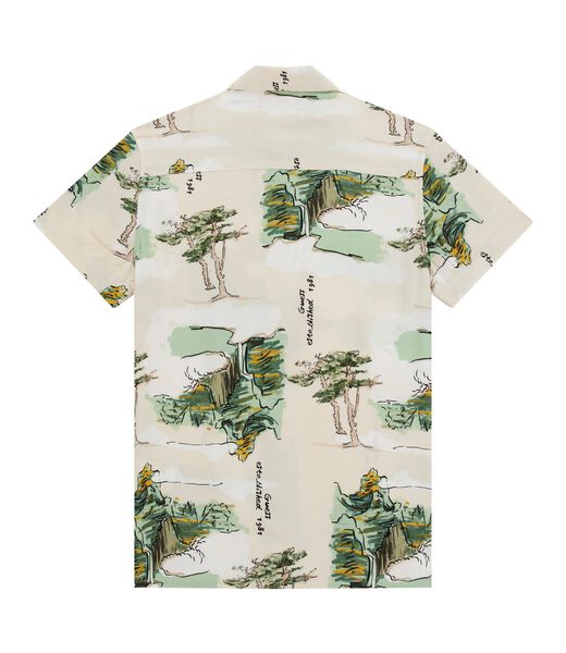 Oversize viscose shirt