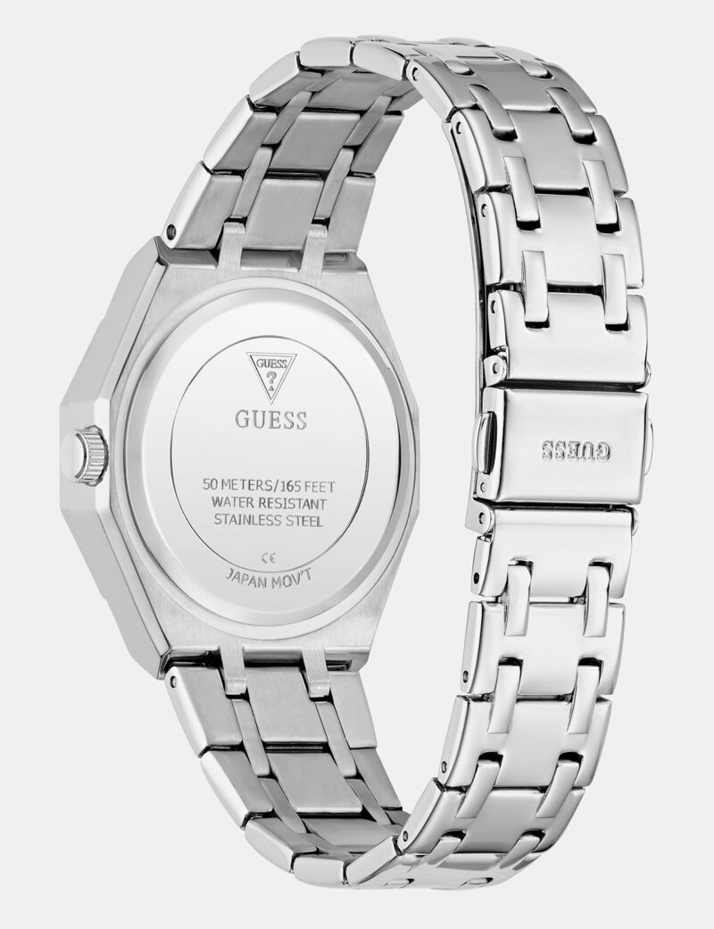 Ladies Silver Tone Multi-function Watch