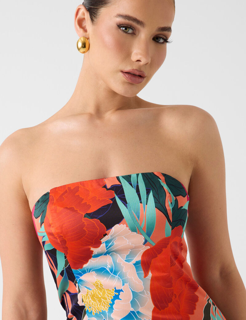 Marciano strapless maxi dress