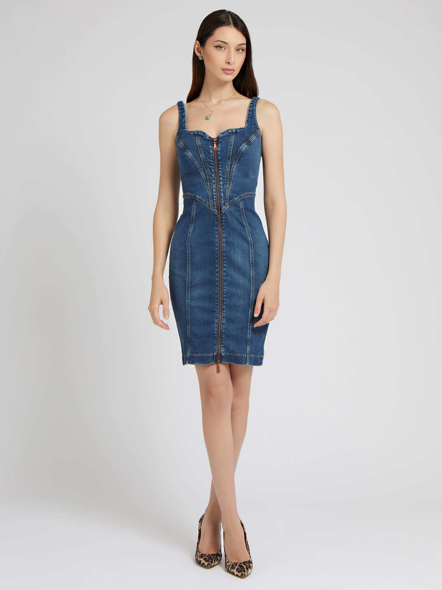 Guess gia shop denim dress