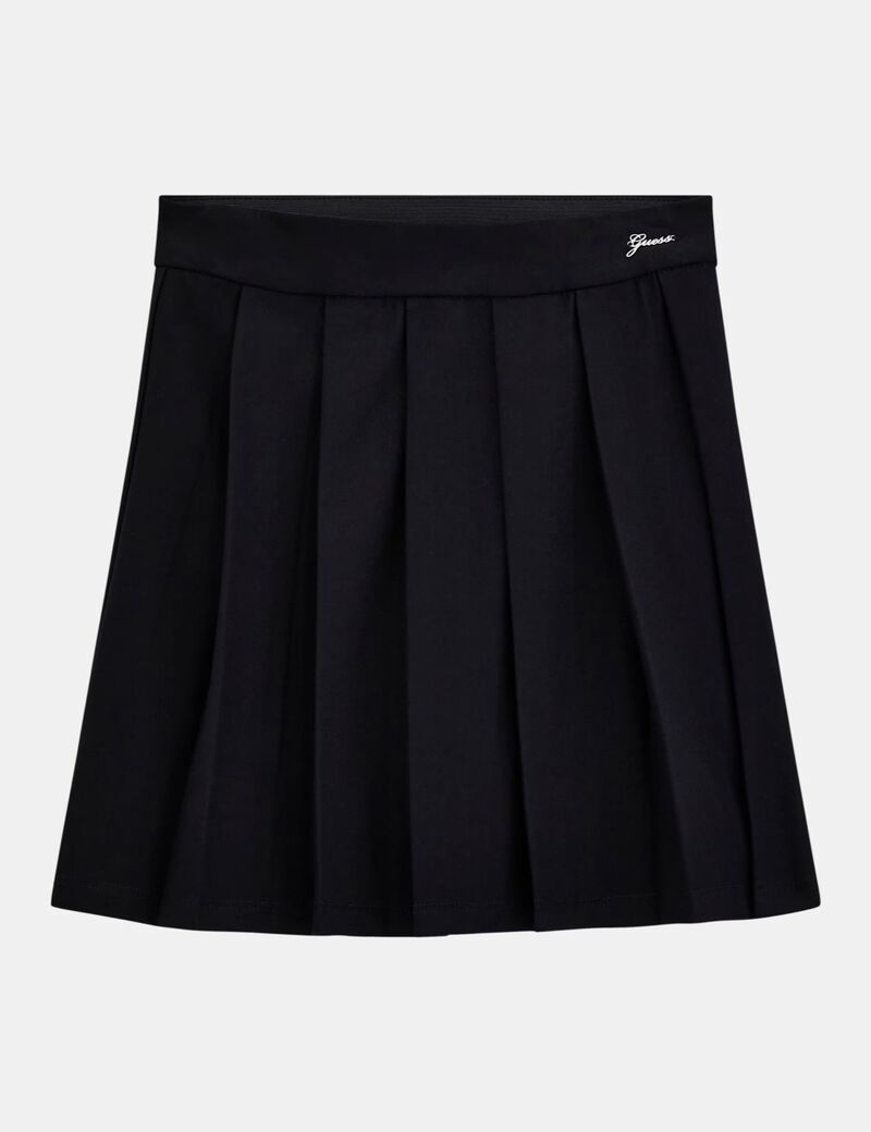 Pleated mini skirt