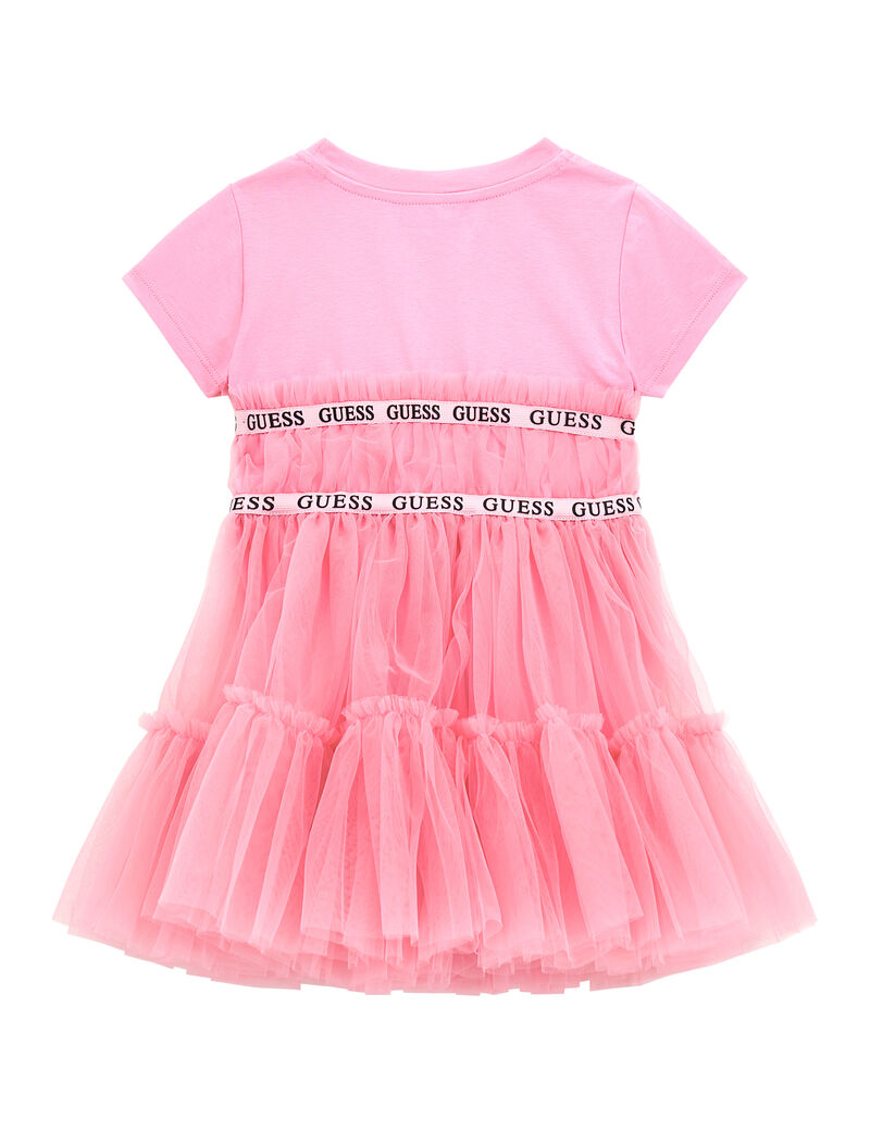 فستان بكشكشة شبكية مناسب وفستان مضيء