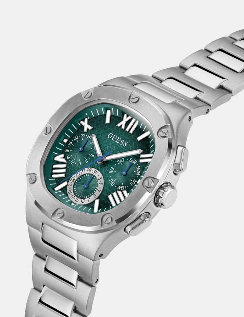Multi-function steel watch