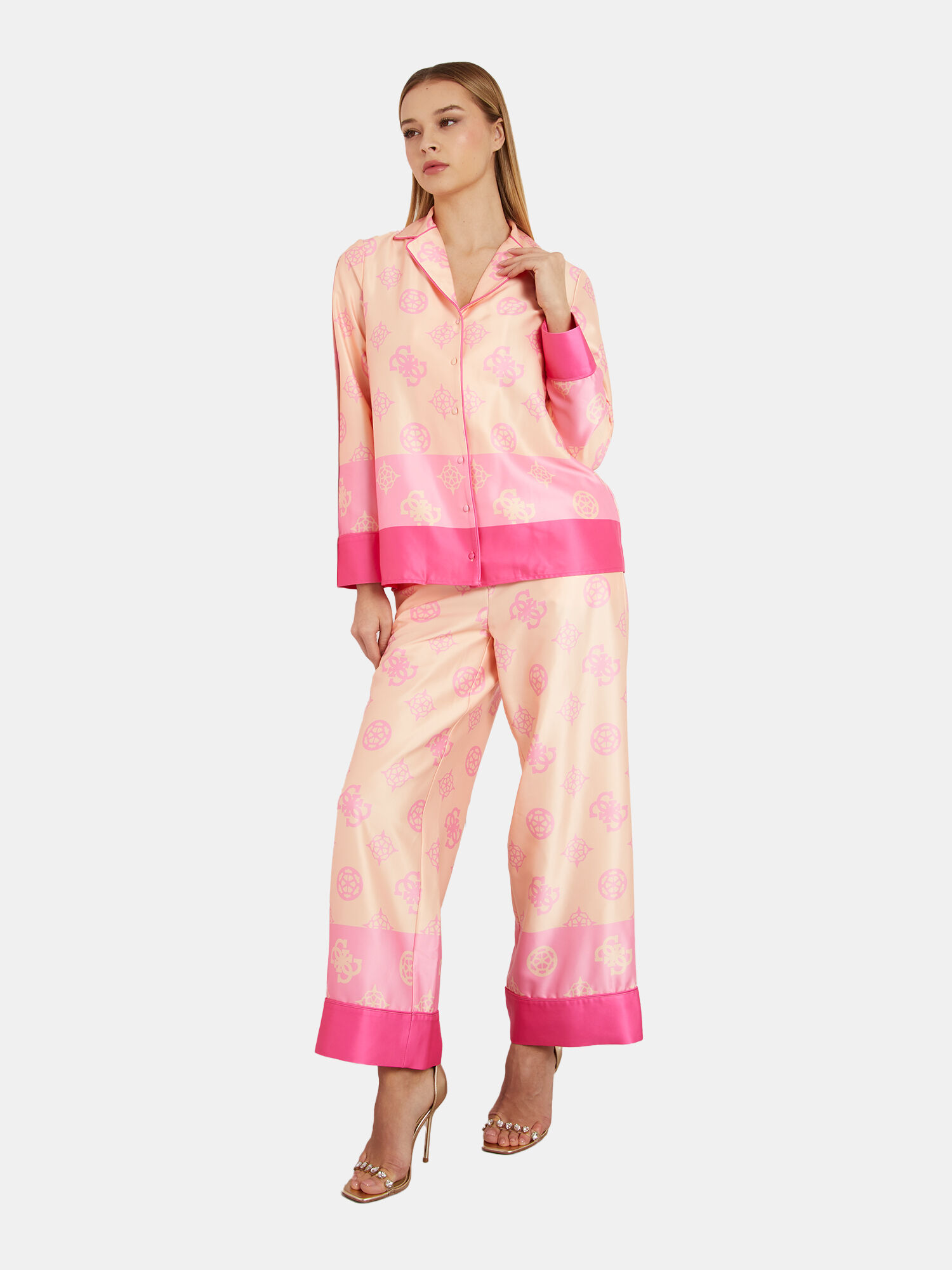 Shop GUESS Online All over logo pijama set