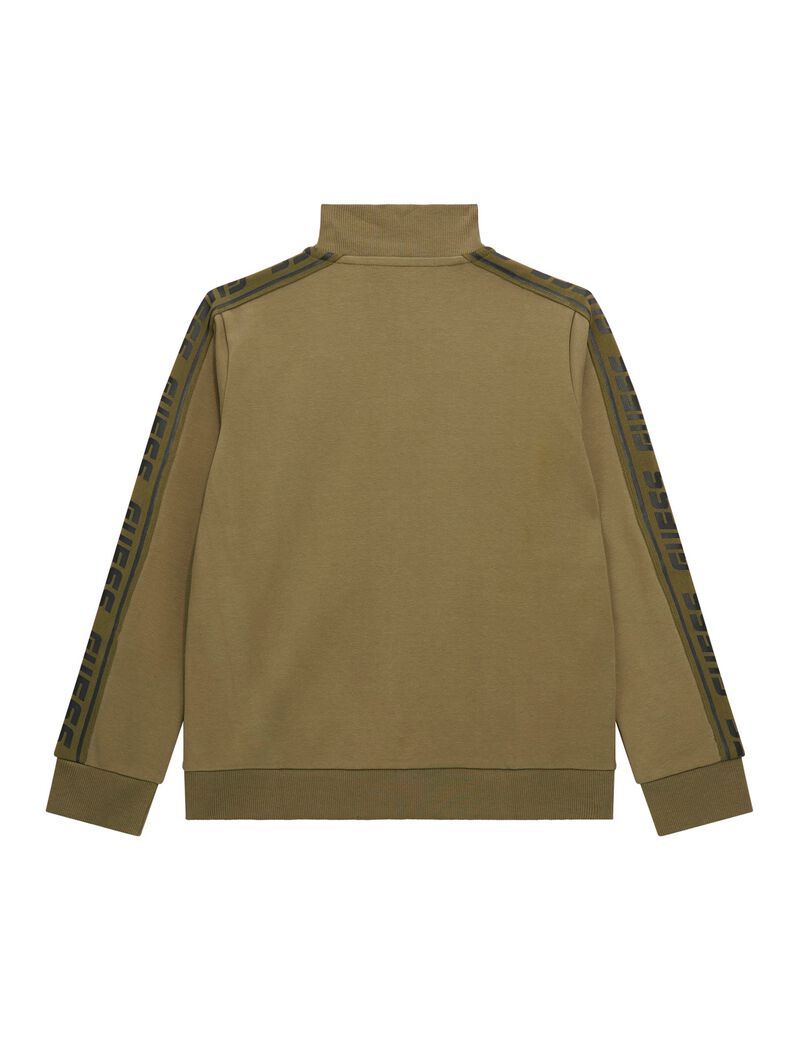 Zip fastening sweatshirt