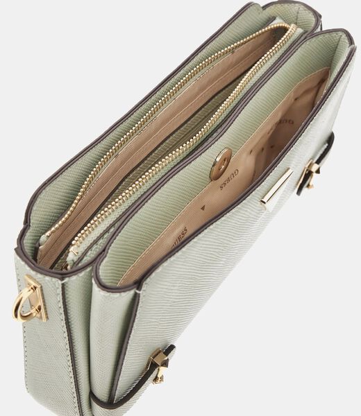 Rosalba Saffiano Mini Crossbody Bag