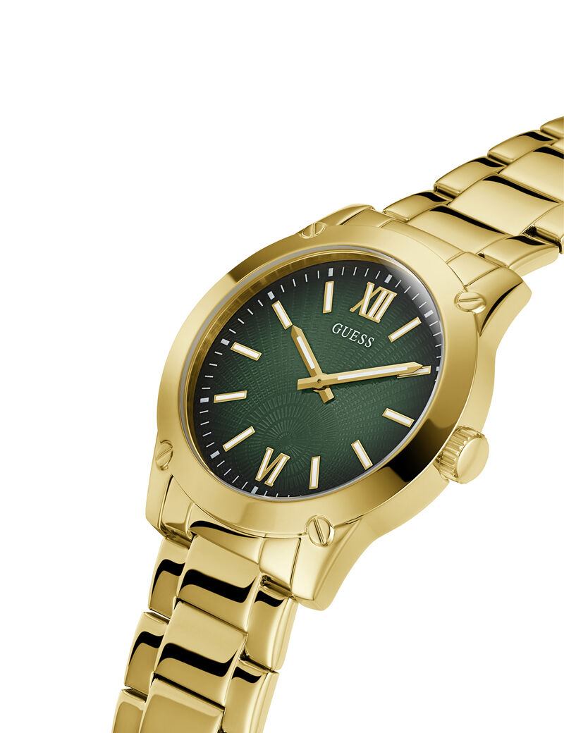 Gold Tone Analog Watch