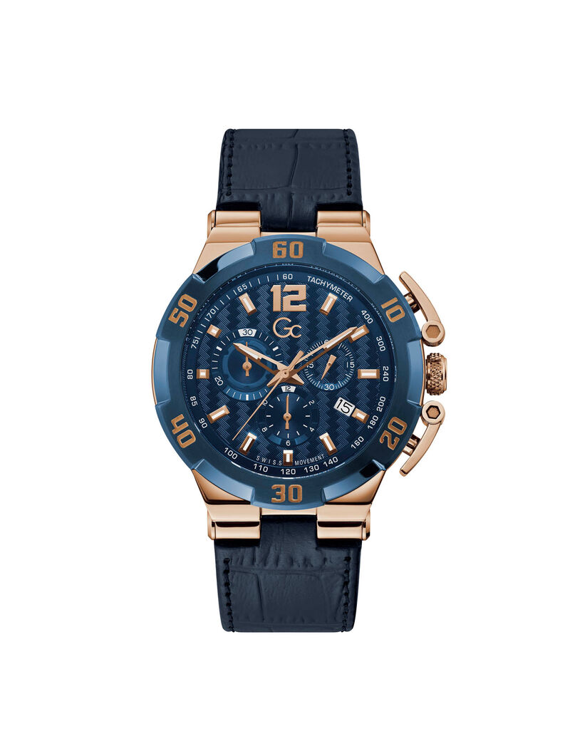 Gc Blue And Gold Mens Watch