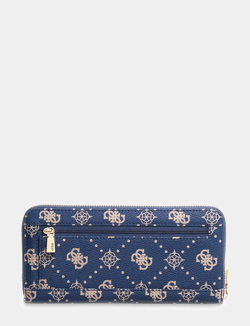 guess emelie logo slg lrg zip around