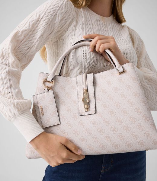 guess yvonne logo tote bag