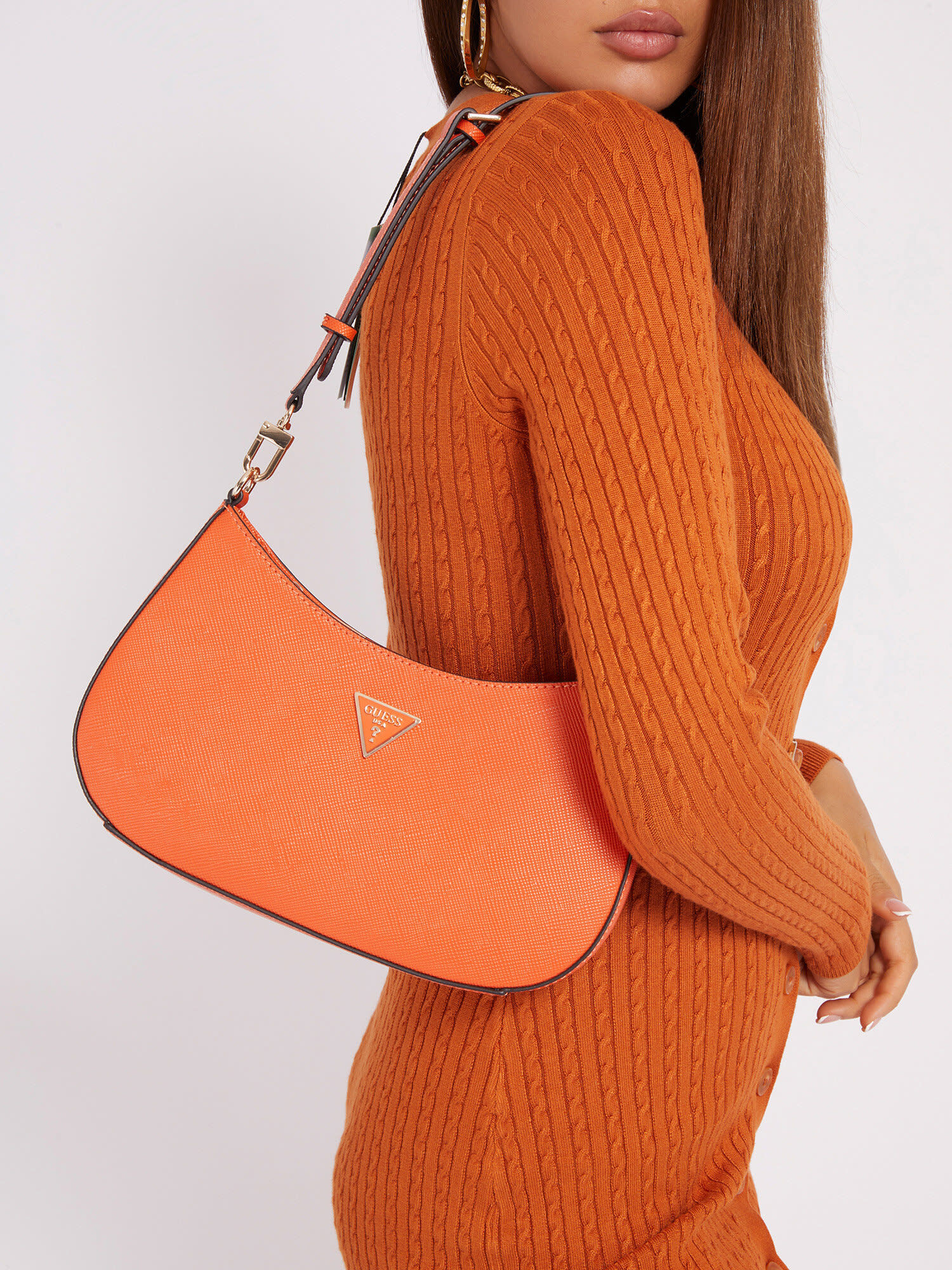 Shop GUESS Online Alexie Top Zip Shoulder Bag