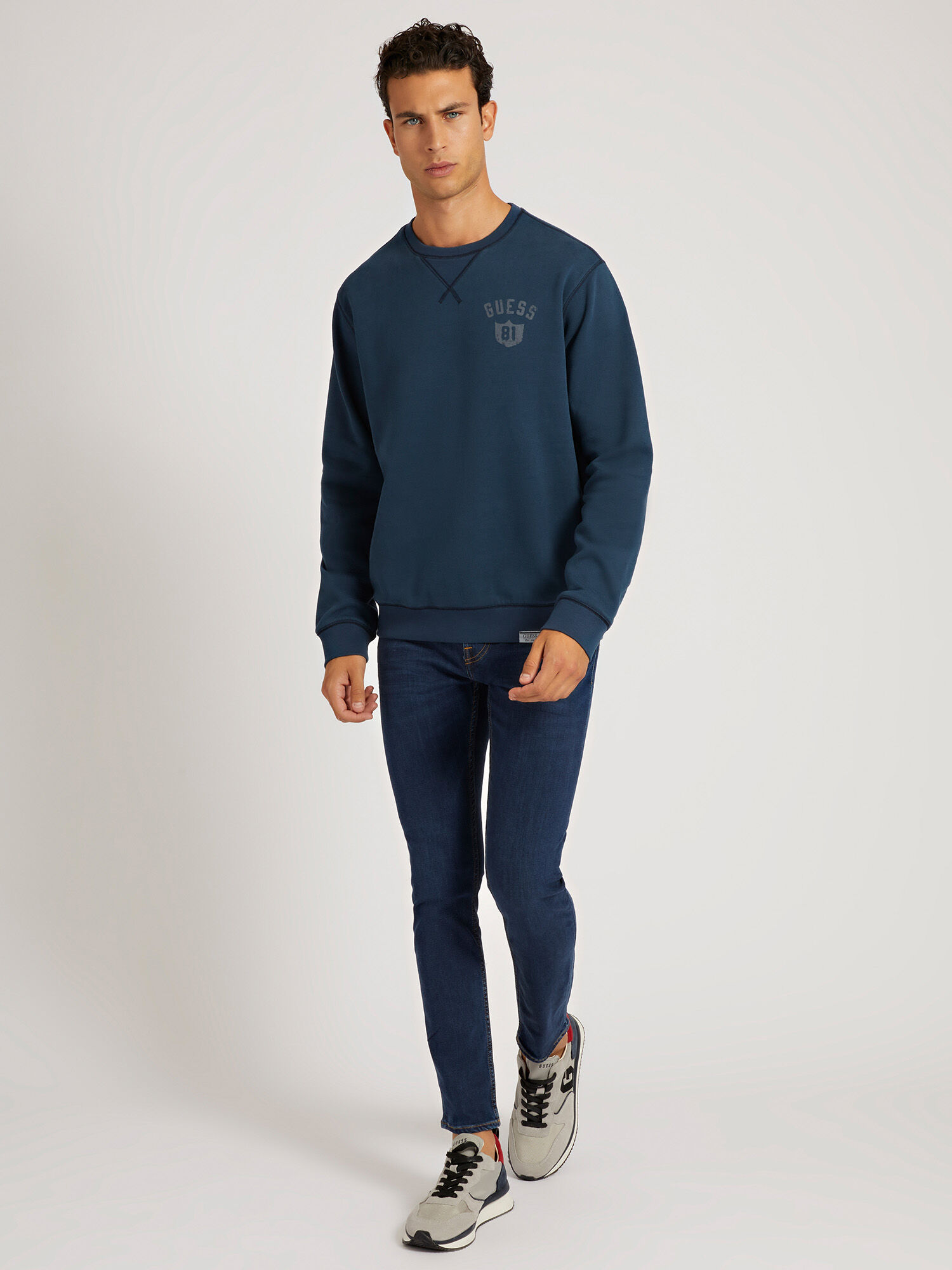 Shop GUESS Online Logo Sweater