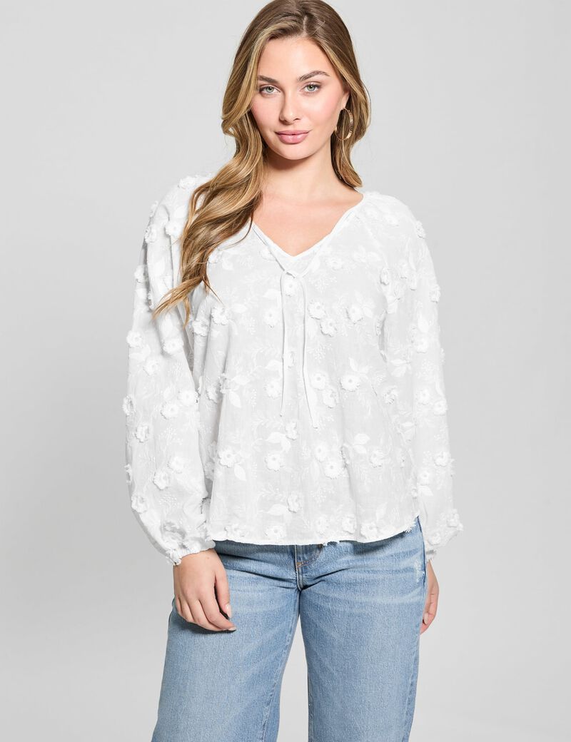 Flowing tunic blouse