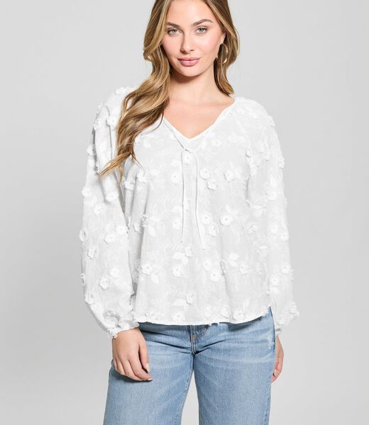 Flowing tunic blouse