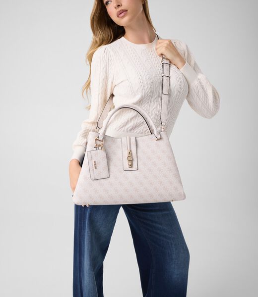 guess yvonne logo tote bag