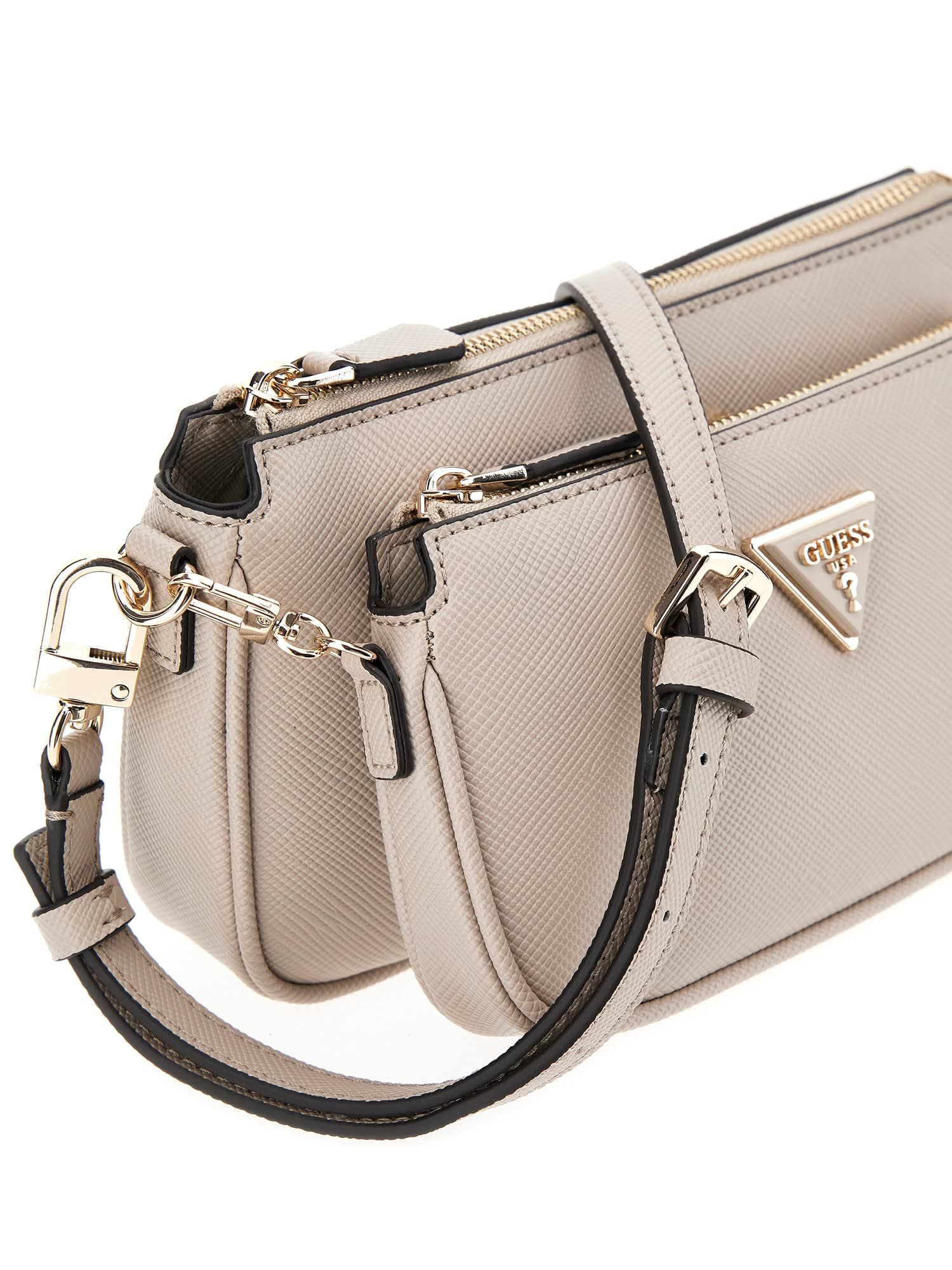 Shop GUESS Online Noelle Saffiano Mini Crossbody Bag