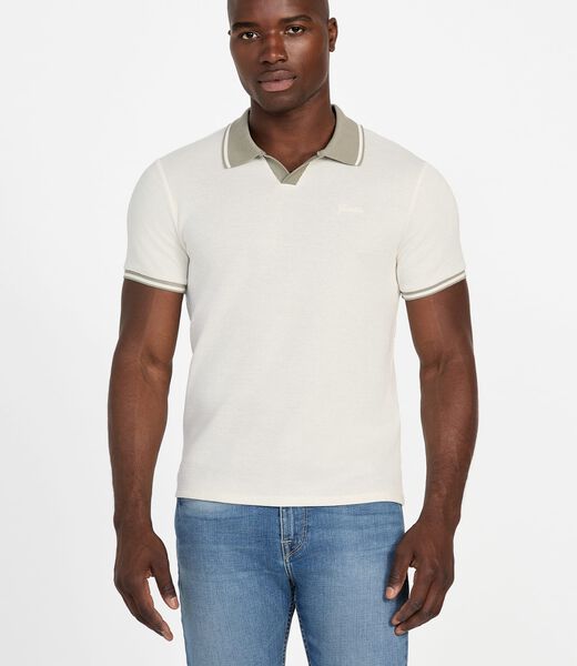 Knit polo shirt