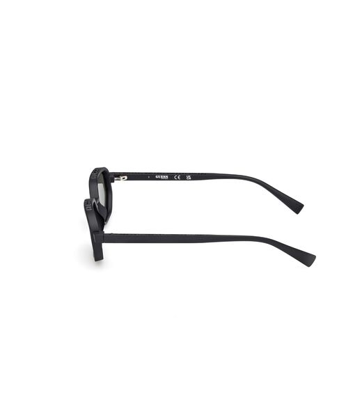 Geometric full rim sunglasses